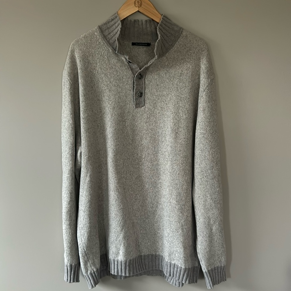Bugatchi Men’s Wool Henley Style Sweater Sz XL‎
